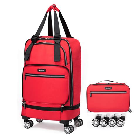 collapsible wheels for luggage.